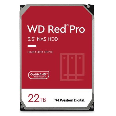 HDD WD Red Pro WD221KFGX (22 TB ; 3,5" ; 512 MB ; 7200 rpm)
