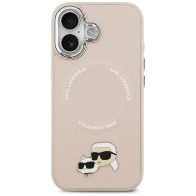 3. Karl Lagerfeld Karl & Choupette Pins MagSafe Case für iPhone 17 Pink