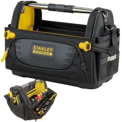 7. Stanley FMST1-80146 Werkzeugkasten, Kleinteilebox, Stoff, Schwarz, Gelb