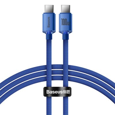 Baseus CAJY000603 USB-C – USB-C PD-Kabel 100 W 5 A 480 Mbit/s 1,2 m – blau