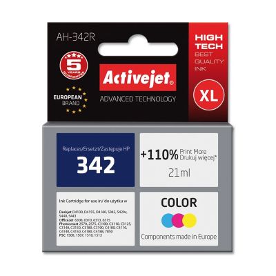 Activejet AH-342R Tinte (ersetzt HP 342 C9361EE; Premium; 21 ml; Farbe)