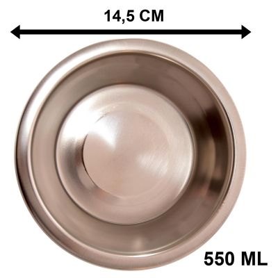 10. Hunde- und Katzennapf aus Edelstahl, 2 x 550 ml