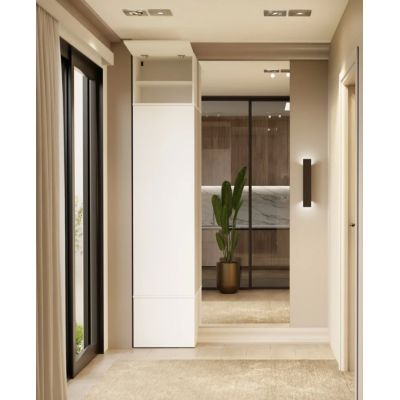 9. Schrank HAGA 1SZ Weiß