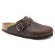 Birkenstock Boston Habana Clogs aus geöltem Leder, normale Weite, Damen-/Herrenschuhe (0860131)