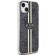 4. Guess IML 4G Gold Stripe Hülle für iPhone 15 Plus / 14 Plus – Schwarz