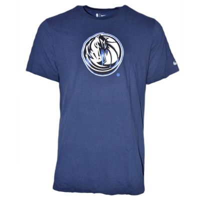Nike Dallas Mavericks Essential Dry T-Shirt mit Chromlogo, College Navy - CZ7252-419