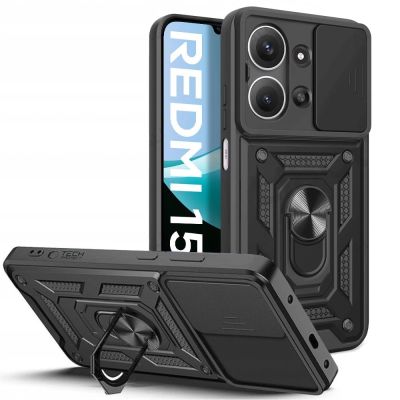 Tech-Protect CamShield Pro Case für Xiaomi Redmi 15C - Schwarz