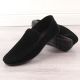 4. Herren-Slipper aus Wildleder mit Lochmuster, schwarz, News 4873
