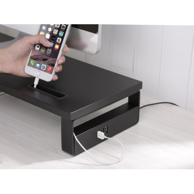 6. Equip 650881 Monitorhalterung/Ständer für Schreibtische, Schwarz