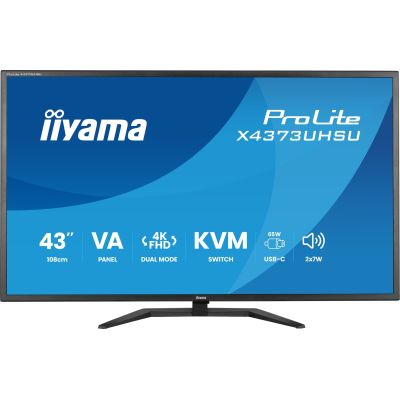 2. iiyama ProLite X4373UHSU-B2 Computermonitor 108 cm (42,5") 3840 x 2160 px 4K Ultra HD LED Schwarz