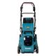 10. Makita DLM481Z Akku-Rasenmäher (Schiebemäher) in Schwarz, Blau und Metallic