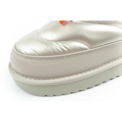 6. D.Franklin Damen Schneestiefel Winter Modische Isolierte Stiefeletten Silber
