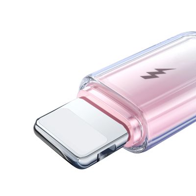 6. Joyroom S-A42 Crystal-Clear Serie 3A USB-A – Lightning Kabel 1,2 m – Weiß