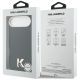 8. Karl Lagerfeld MagSafe Hülle mit Karl-Kopf-Logo für iPhone Air – Schwarz