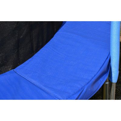 5. Federabdeckung für Trampolin, blau, FI, 366 cm