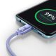 11. Baseus CAJY000705 USB-C – USB-C PD QC-Kabel 100 W 5 A 480 Mbit/s 2 m – Lila
