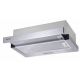 CATA TFB-5160 X Dunstabzugshaube, Energieeffizienzklasse C, Breite 59,5 cm, max. 297 m³/h, mechanische Steuerung, LED, Edelstahl CATA