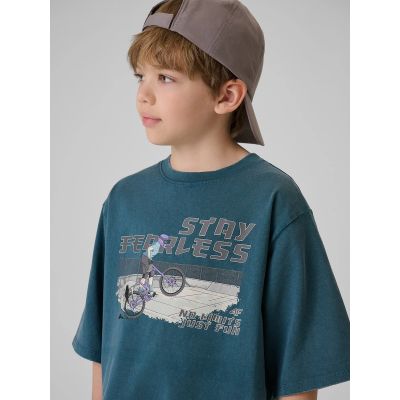 3. Baumwoll-T-Shirt für Jungen 4F 4FJRSS26TTSHM4279-46S
