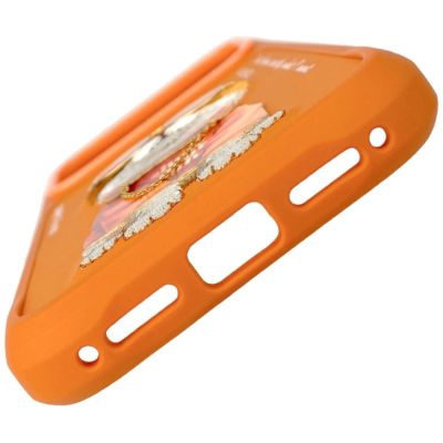 3. Nimmy Glasses Cool Cat Hülle für iPhone 17 Pro Max - Orange