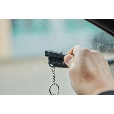 8. GUARD LifeGuard Rettungswerkzeug – Pfeife, Gurtschneider, Glasbrecher (YC-004-BL)