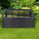 40. Gartenbank 2-in-1 130x60x85cm