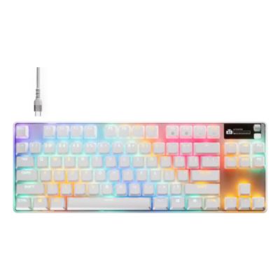 2. SteelSeries Apex Pro TKL Gen 3 Weiße US-Tastatur