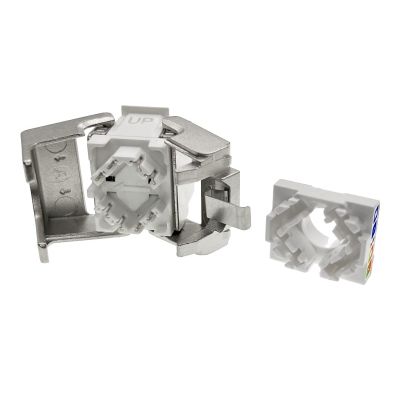 2. ALANTEC Werkzeugloses RJ45 STP Cat.6A PoE+ Keystone-Modul