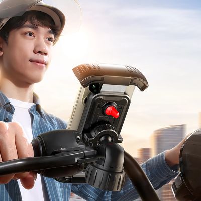 8. Ugreen Universal-Fahrradtelefonhalter für Fahrrad-Motorrad-Lenker schwarz (LP494 schwarz)