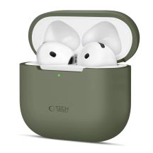 Tech-Protect Silikonhülle für Apple AirPods 4 - Olivgrün