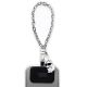 2. Karl Lagerfeld KLUCHCSKPK Universal Universal Hand Strap Choupette-Etui – Silber