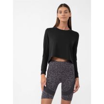 Schnelltrocknendes, schlankes 4F-Trainings-Longsleeve für Damen