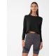 Schnelltrocknendes, schlankes 4F-Trainings-Longsleeve für Damen