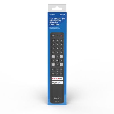 11. SAVIO Universalfernbedienung für Fernseher / Ersatz für TCL Smart TV RC-15