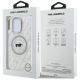 8. Karl Lagerfeld IML Karl Head Logo MagSafe Hülle für iPhone 16 Pro - Grau