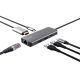 3. Trust DALYX 6-in-1 USB-C Multi-Port-Adapter Silber