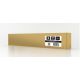 8. GEMBIRD Rack-Stromverteilerleiste (PDU) mit 9 FR-Steckdosen, 1 HE, 16 A, FR-Stecker, 2 m