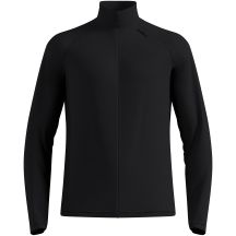 Odlo Herren ESSENTIAL WARM FULL ZIP Midlayer mit durchgehendem Reißverschluss, Schwarz, XL