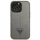 3. Guess GUHCP14XPSATLG iPhone 14 Pro Max 6,7 "Silber / Silber Hardcase SaffianoTriangle Logo