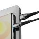 9. Baseus Glimmer Series Schnellladekabel USB-A auf USB-C 100 W 480 Mbit/s 1 m Schwarz