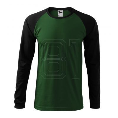 5. Malfini Street LS M T-Shirt MLI-13006 flaschengrün