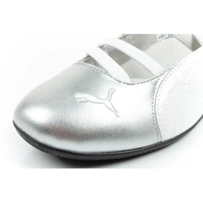 6. Puma Damen-Sportschuhe Speedcat Ballet silberne Ballerinas modisch