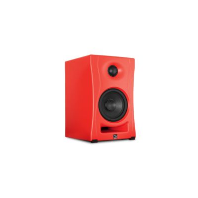 8. KALI AUDIOLP-UNF-R – Paar Bluetooth-Monitorlautsprecher. Multimedia-Lautsprecher, rot.