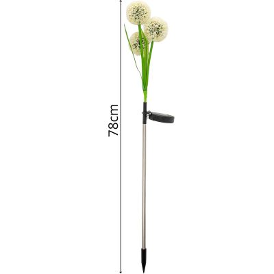 9. Solarlampe Löwenzahn, 48 LEDs, 78 cm