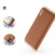 4. Dux Ducis Hivo Samsung Galaxy S25 Edge Hülle mit Klappdeckel und RFID-Schutz - Braun