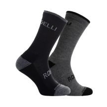 Rogelli Woll-Wintersocken, 2er-Pack, Größe 36-39