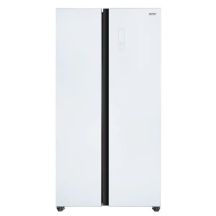 Side-by-Side-Kühl-/Gefrierkombination MPM-427-SBS-05/NL mit NoFrost-Technologie und weißer Glasfront