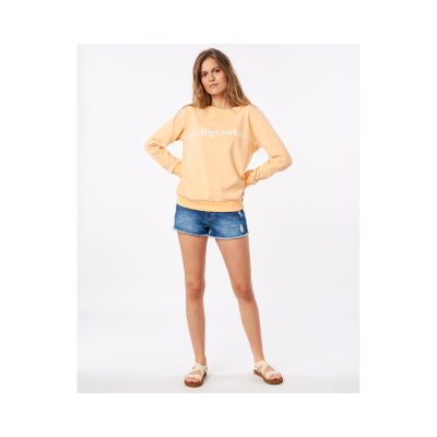 2. RIP CURL Re-Entry Crew Sweatshirt - Hellorange