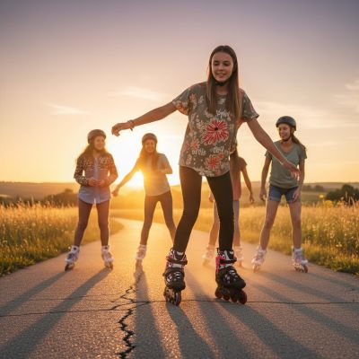 8. NA2053A VIBE PINK ROLLERSCHUHE GRÖSSE S (33-36) NILS EXTREME