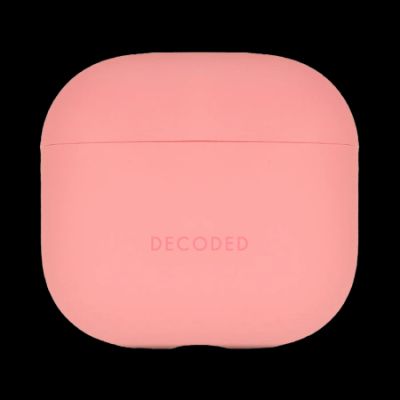 Decoded Silikon-Aircase für AirPods 4 – Rosa