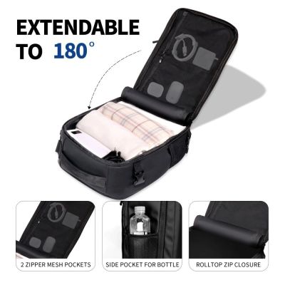 11. Tech-Protect Defender S50 Rucksack für Ryanair & Wizzar, 20 l Laptop, Schwarz